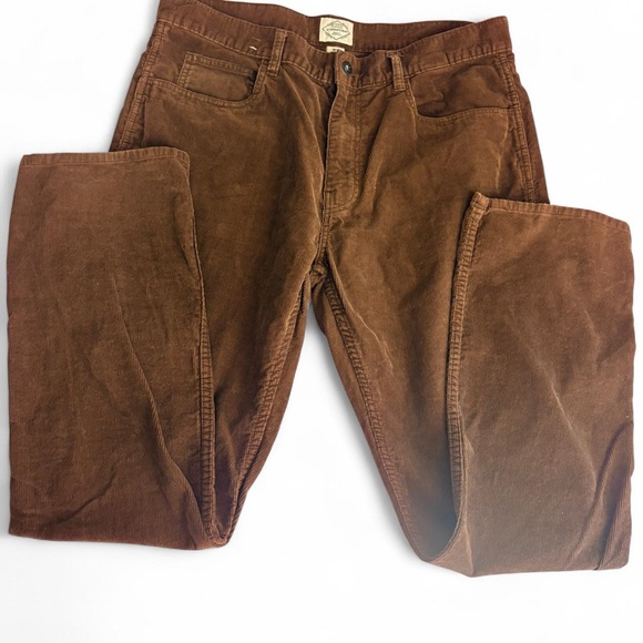 St. Johns Bay Brown Corduroy Pants - Picture 2 of 5